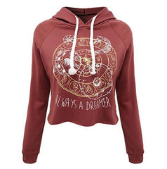  Casual Women T Shirts Hooded Long Sleeve