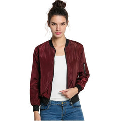 European Style Retro Bomber Jacket