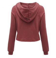  Casual Women T Shirts Hooded Long Sleeve