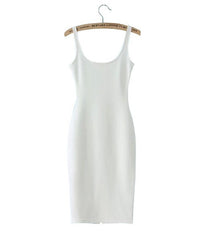 Simple Casual Sleeveless Dress 