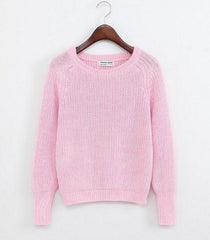 Damen Pullover Casual Long Sleeve