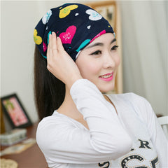 Cap Knitted Scarf Letter Beanies