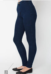 High Waist Push Up Elastic Jeans