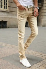  Men's Casual Stretch Skinny Jeans 