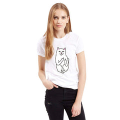 Cat Lovers Pocket Summer T Shirt