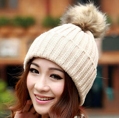 Women Spring Knitted Cassual Cap