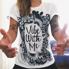 Vibe With Me Graphic Tees