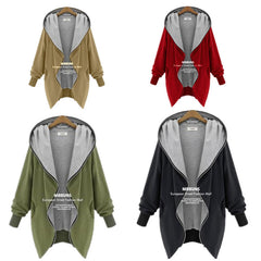 Women Autumn Casual Hooded Thin Jacket