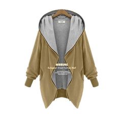 Women Autumn Casual Hooded Thin Jacket