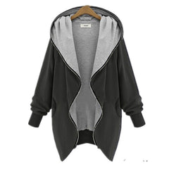 Women Autumn Casual Hooded Thin Jacket