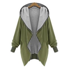 Women Autumn Casual Hooded Thin Jacket