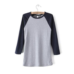 American Apparel Women's T shirt Patchwork Tee