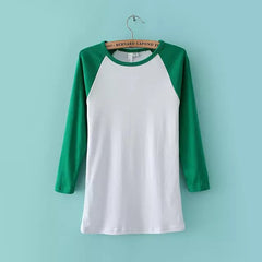 American Apparel Women's T shirt Patchwork Tee