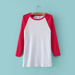 American Apparel Women's T shirt Patchwork Tee