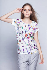 Summer Fashion Print Camisetas