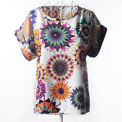 Summer Fashion Print Camisetas
