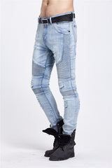 Men's Skinny Rock Ripped Jeans