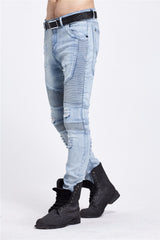 Men's Skinny Rock Ripped Jeans