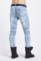 Men's Skinny Rock Ripped Jeans