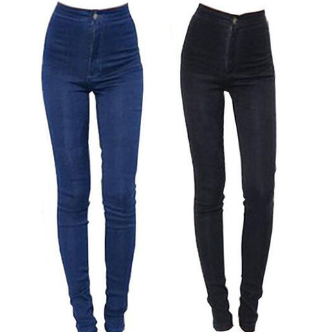 Pencil Pants High Waist Jeans