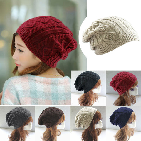 Twist Pattern Winter Hat