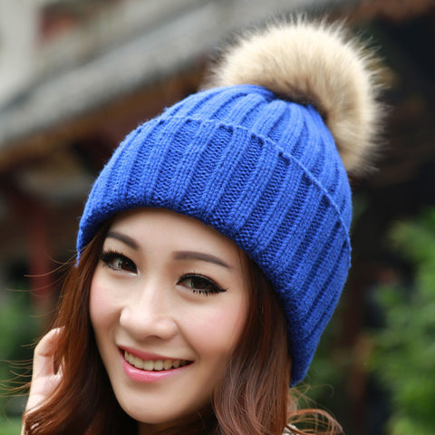 Women Spring Knitted Cassual Cap