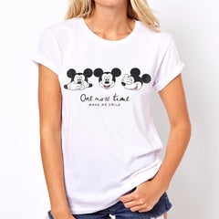 Carton Letter Print Female Top