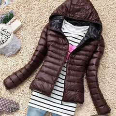 Hooded Women Slim Padded Jacket