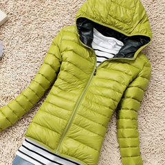 Hooded Women Slim Padded Jacket