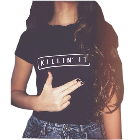 Killin It Fashion Cotton T shirt