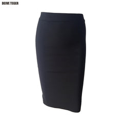 Knee-Length Bandage Skirt