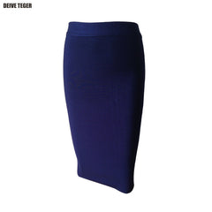 Knee-Length Bandage Skirt