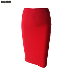 Knee-Length Bandage Skirt