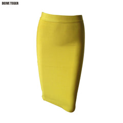 Knee-Length Bandage Skirt